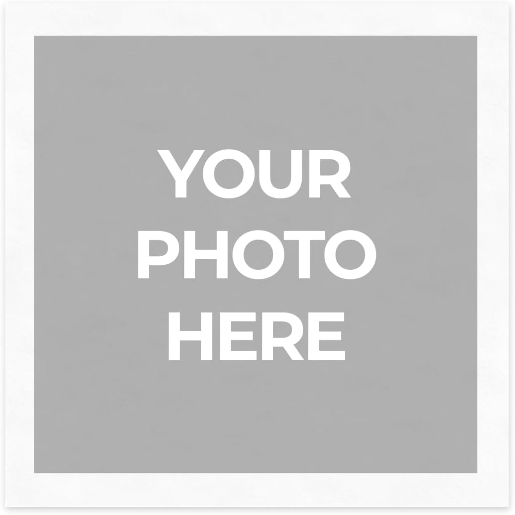 Custom Photo 50 Dinner Napkins/Personalized Photo Picture 3 Ply White Paper Printed 6 1/2" x 6 1/2" Luncheon Napkin Pack/Upload Your Own Design DIY Event Logo Image Napkins/Made In The USA