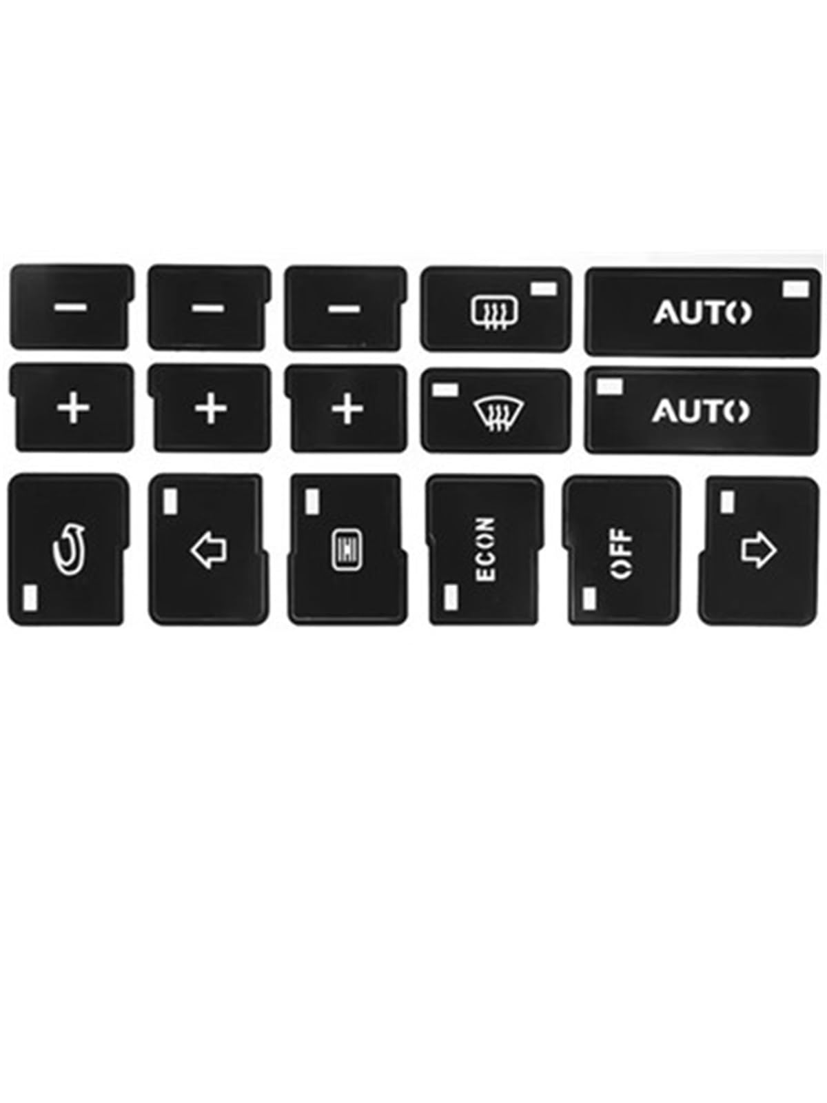 Decorative Stickers Compatible with A4 B6 B7 2000 2001 2002 2003 2004 AC Climate Control Button Repair Decal Car Interior Air Conditioner Panel Sticker
