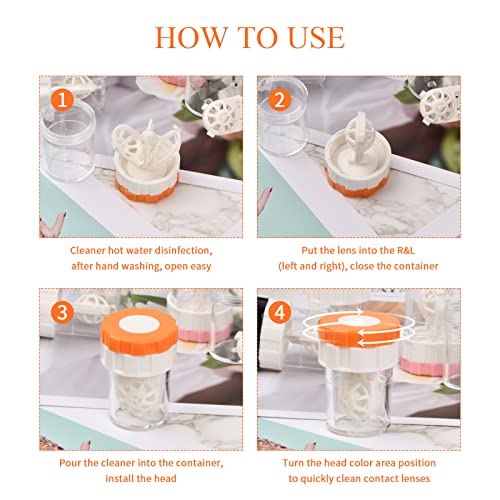 Zsanhua 5 Pieces Contact Lens Barrel Cases - Image 2