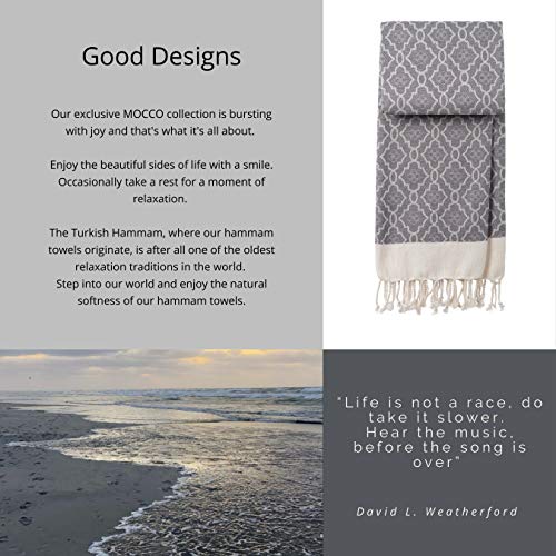 MOCCO® Asciugamano da hammam 90 x 170 cm, mosaico