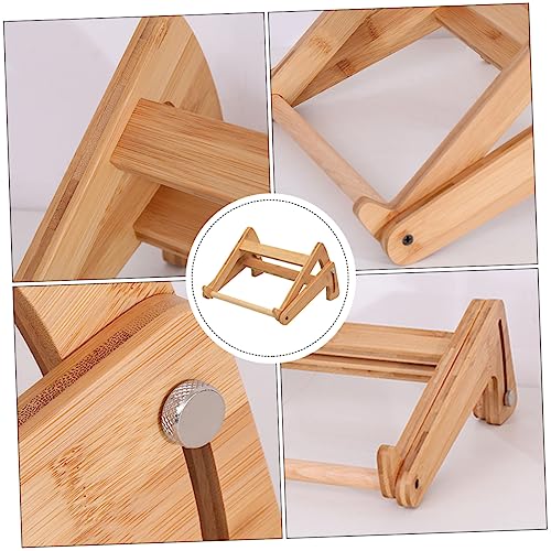 Soporte ajustable de madera para laptop HOMSFOU miniatura 5