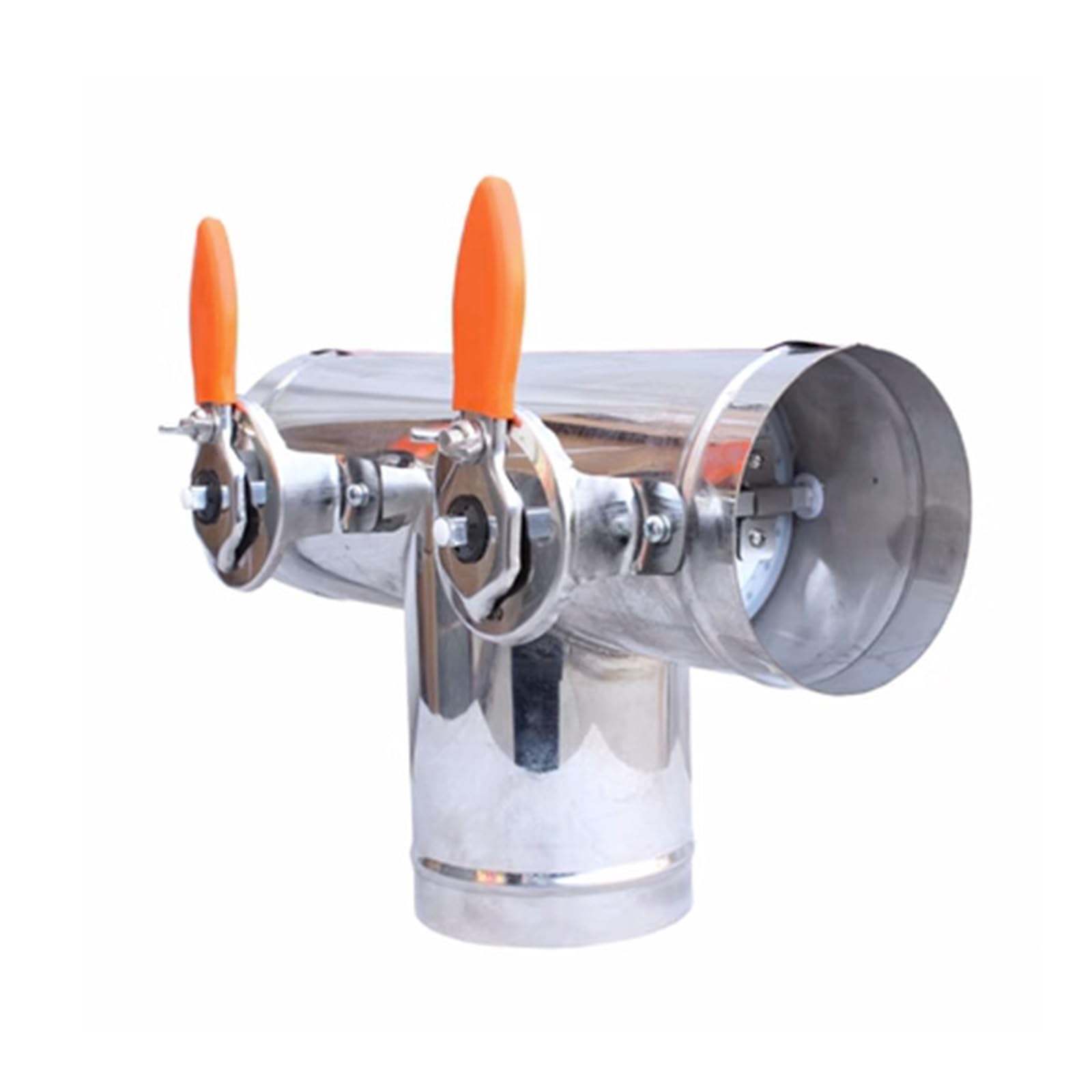 NYRXRYTCA 3 way stainless steel air regulation damper ventilation tube Air Duct Valve OD51mm-150mm(110mm)
