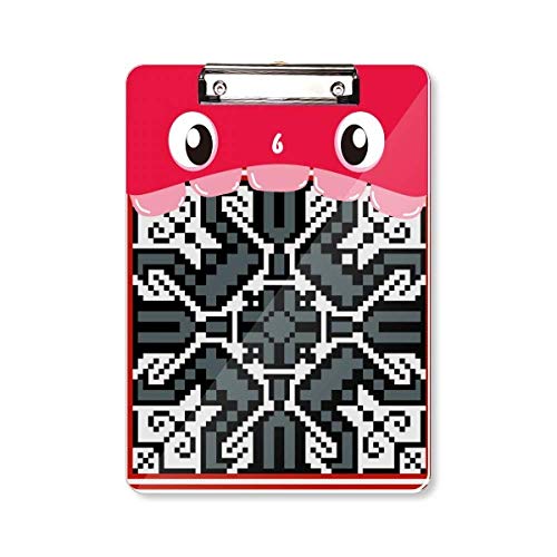Porte-bloc de prestige style russe gris texturé à motif champêtre A4