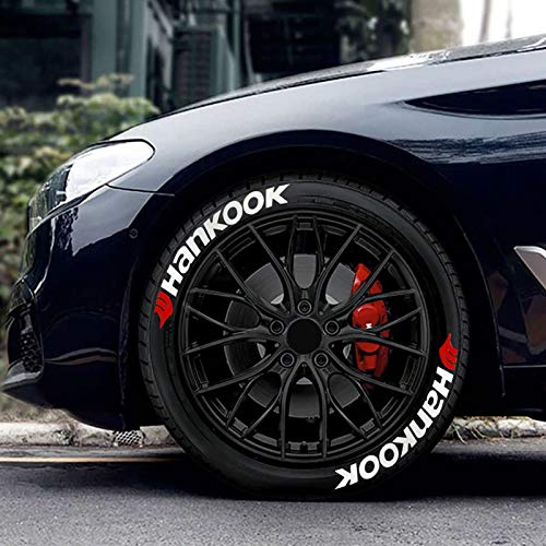 image for guangtouqiang 8 Sets Universal Car Tire Letter Stickers Personality Mo