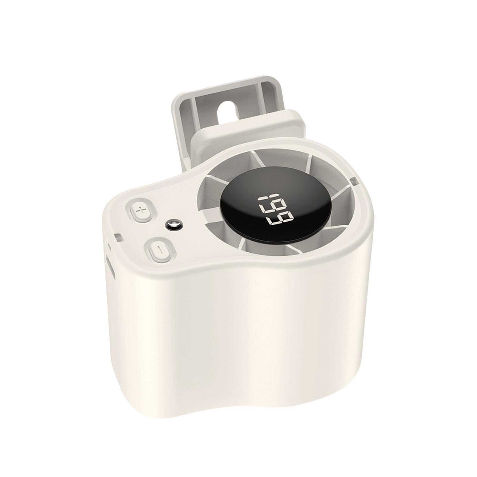Ventilador de clip recargable USB, soplador con pantalla LED de flujo potente