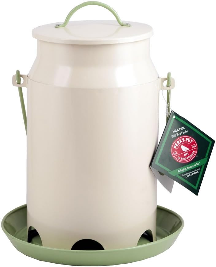 Perky-Pet Milk Pail Hopper Feeder