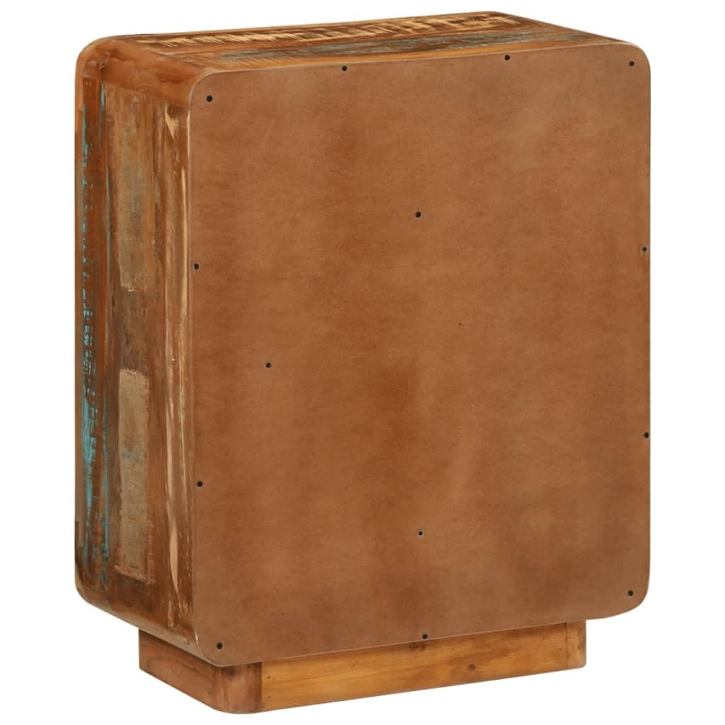 Credenza con 3 Cassetti 55x30x70 cm Legno Massello di Recupero, PL352026