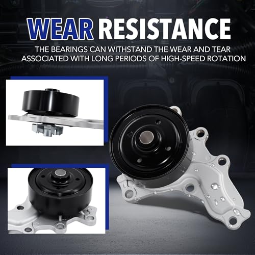 Image of Water Pump AW6252 Compatible for Scion tC 2011-2016, Compatible for Toyota Camry 2010-2017, Compatible for Highlander 2009-2019, Compatible for RAV4 2009-2020[2.5L /2.7L L4] Engine Only
