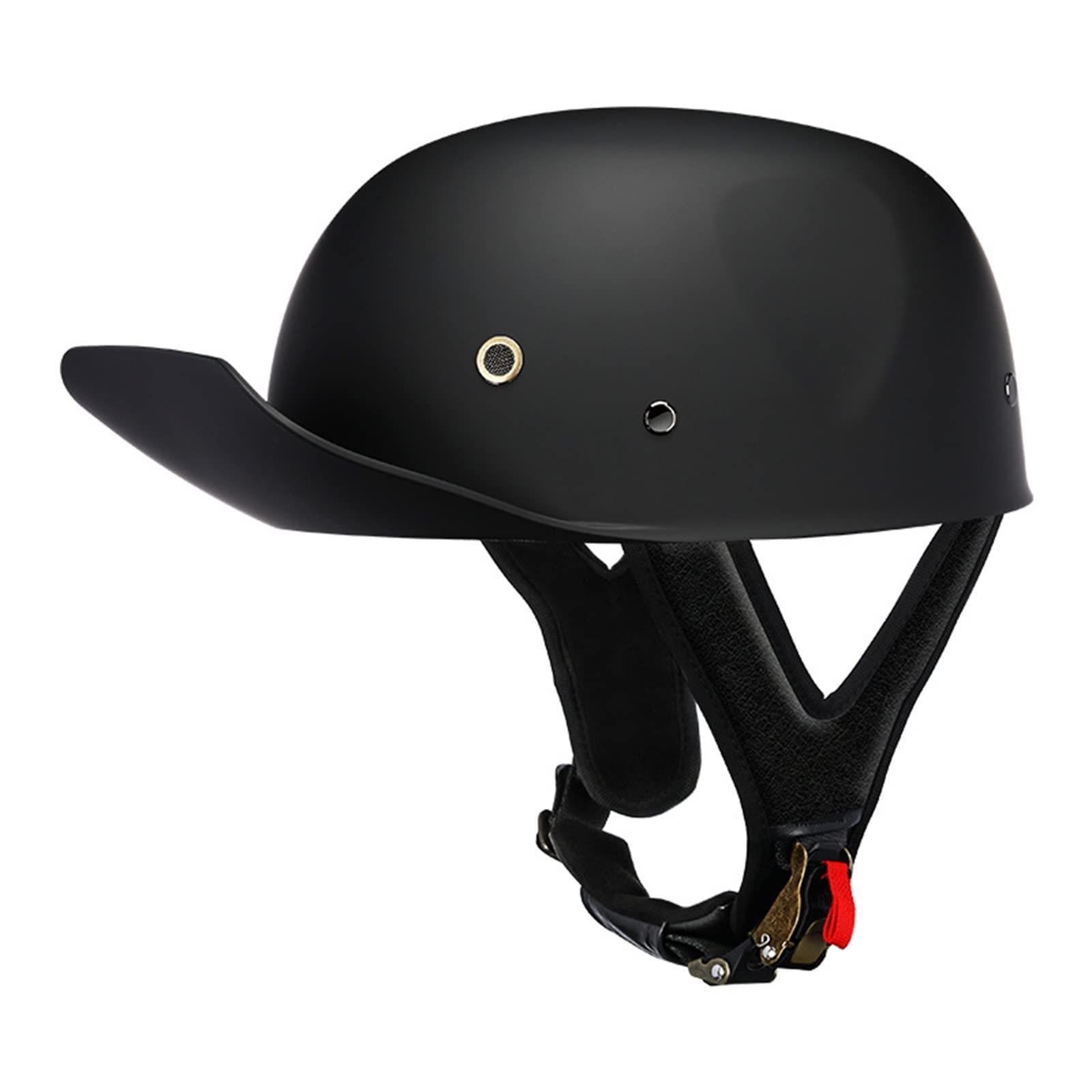 Demi-Casque Moto Style Baseball - Casque Rétro Approuvé DOT/ECE Pour Hommes Et Femmes