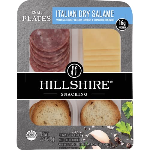 Hillshire Snacking Small Plates, Italian Dry Salami And Gouda Cheese, Single Serve #TOP1