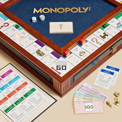 Monopoly Legacy Edition, Edición Deluxe, Madera Cereza miniatura 2