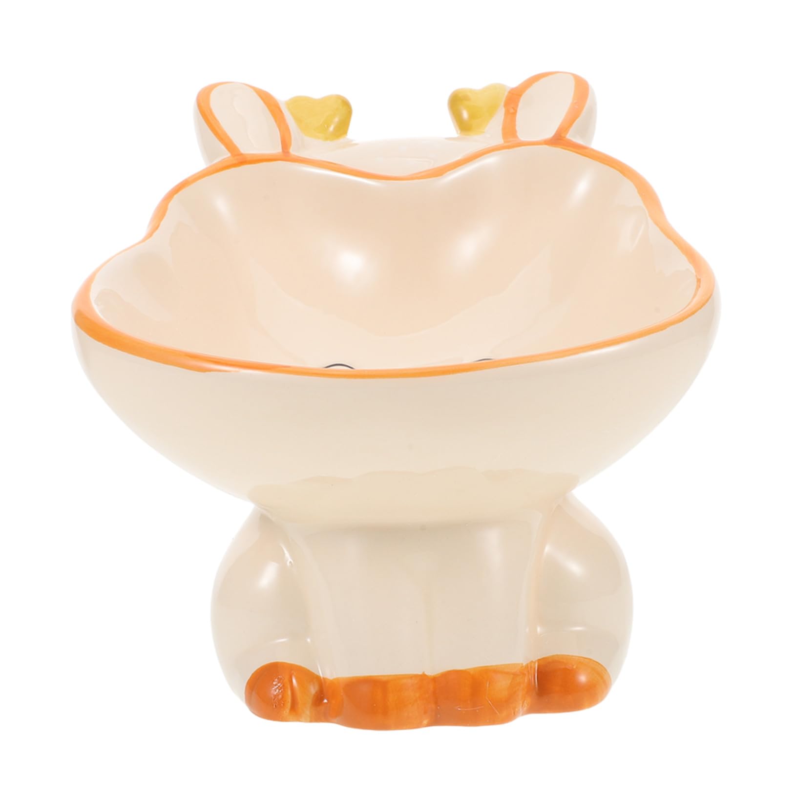 Gamelle céramique pour chat chaton et petit chien avec sa large ouverture ronde SEWACC