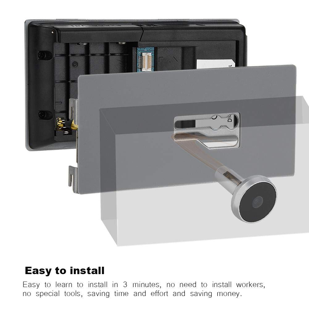 Video Security Türklingel, 3,5 Zoll Farb LCD Digital Türspion, 120 Grad Real View Winkel Digital Tür Guckloch, 2 Mega CMOS Sensor