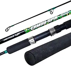 Vara de Pesca Jaú Pesca Camou Spin, 1,80m, 15-30 lbs, 2 Partes
