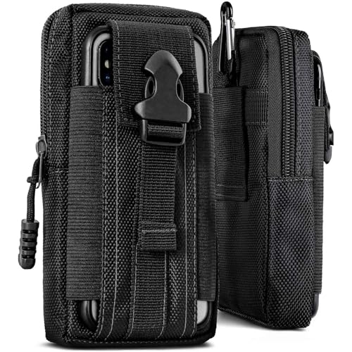 Étui de survie Nothing Phone (3a) Pro housse nylon tactique EDC avec support ceinture noir
