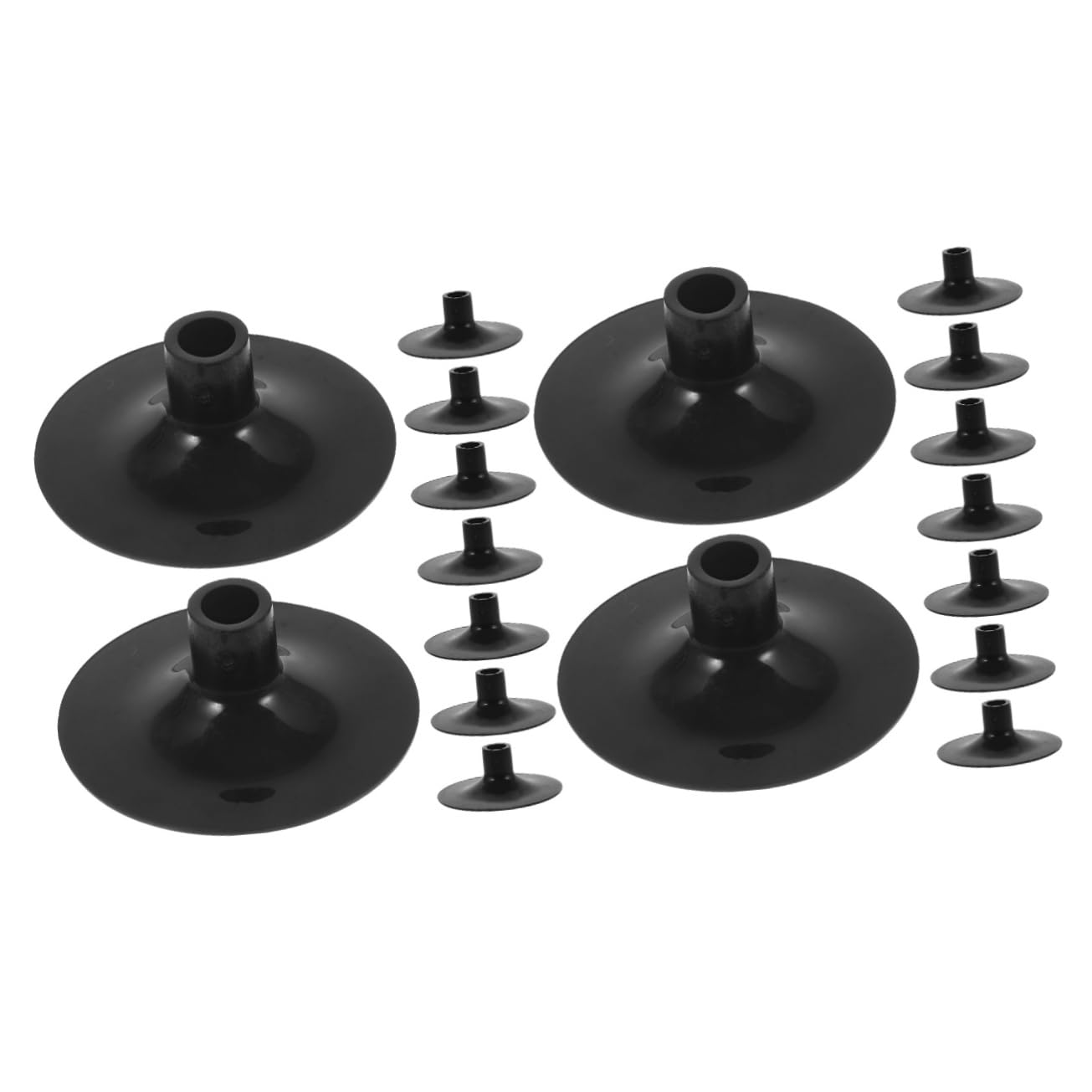 Sosoport 2sets Archery Game Arrow Tips Suction Cups Safe Arrowheads for Boys and Girls Replacement Parts Rubber Tip Arrowheads for Play 10pcs*2