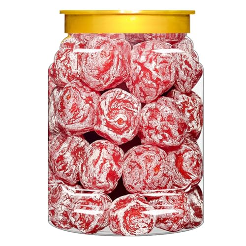 梅干し 雪花梅 500g/缶 西梅 干梅 梅子 大粒 水果零食 甘酸っぱい梅干し スイーツ 果実のささみ砂糖漬け キャンディおやつ 蜜?果脯 中華菓子 (500g/缶*1)