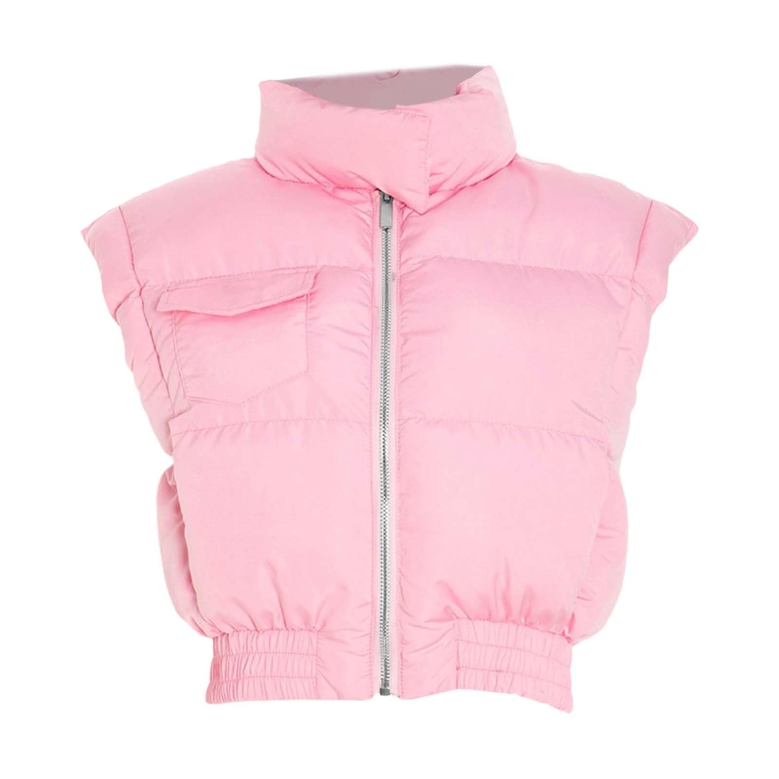 Chaqueta Mujer Abrigo Entretiempo Invierno Cazadora Plumiferos，Chaqueta acolchada mujer invierno cremallera frontal ligera cuello sin mangas exterior informal cálida