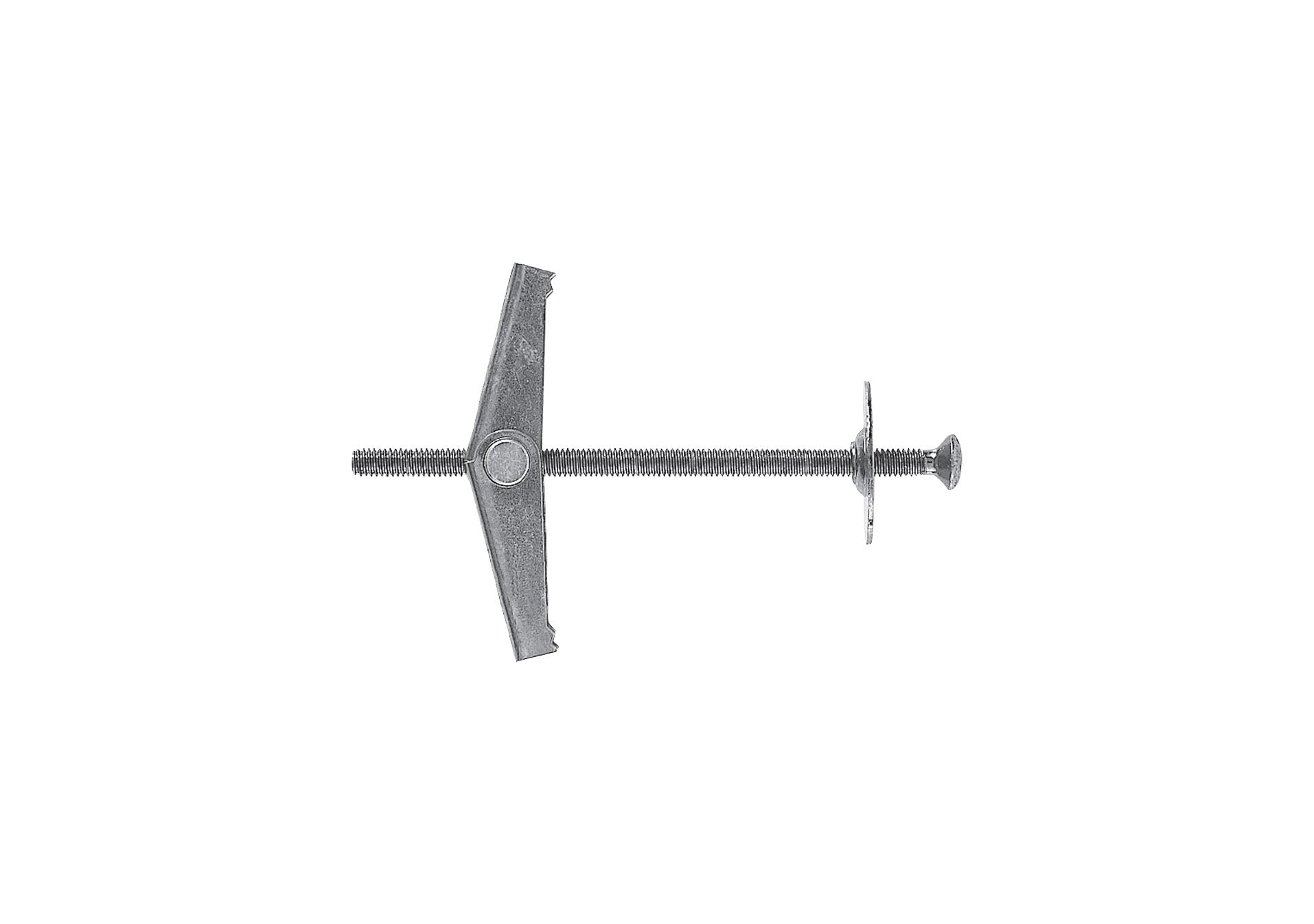 Fischer Fissaggio ad Ancora KD 4, con Vite M4, per Cartongesso, Lastre e Applicazioni a Soffitto come Lampadari, 50 Tasselli