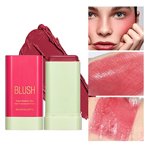 Ofanyia Cream Blush Stick, Unique Roating Design Multi-Use Blush Stick