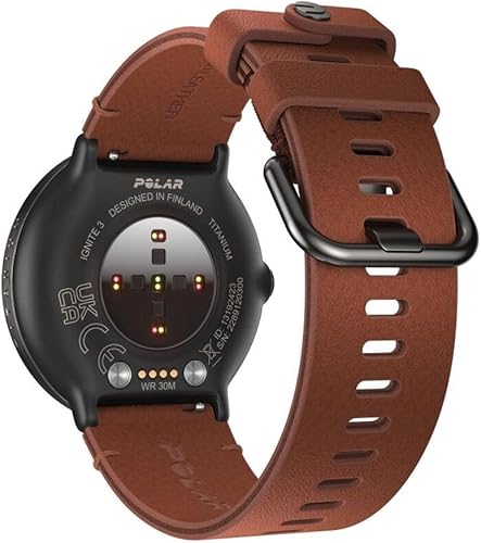 Miniatura 8 de POLAR Ignite 3 Series Reloj inteligente de seguimiento de actividad física de titanio con pantalla AMOLED, GPS, monitoreo de frecuencia cardíaca,