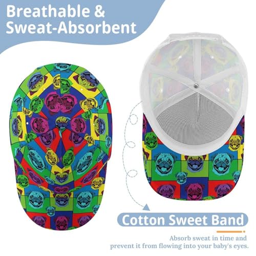 Boys and Girls Trucker Hat Baseball Cap, Sun Hat Unisex Adjustable Fishing Hat3