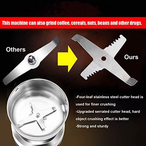 Boyuan Máquina trituradora eléctrica multifunción, molinillo de café eléctrico de 200 vatios, máquina trituradora de… - Imagen 6