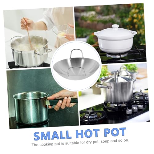 Wok de Acero Inoxidable HEALLILY para Cocina con Doble Asa miniatura 7