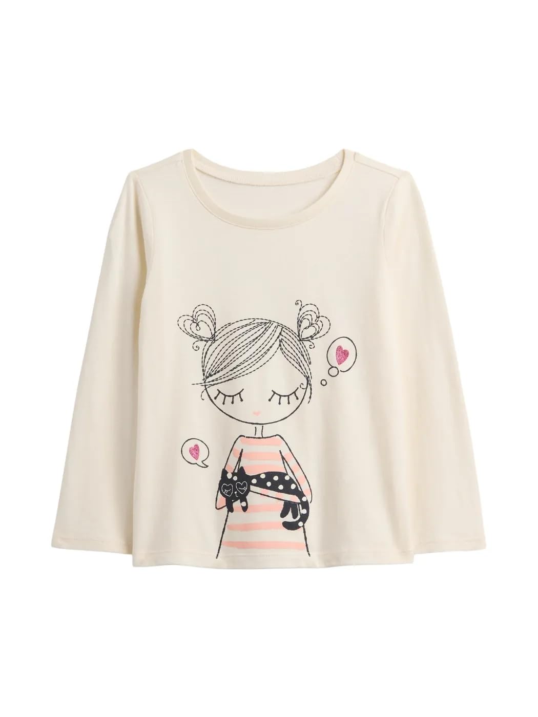 Baby Girls' Long Sleeve Graphic Tee