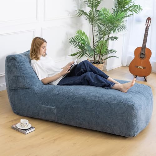 Cozy Plush Bean Bag Lounger for Adults