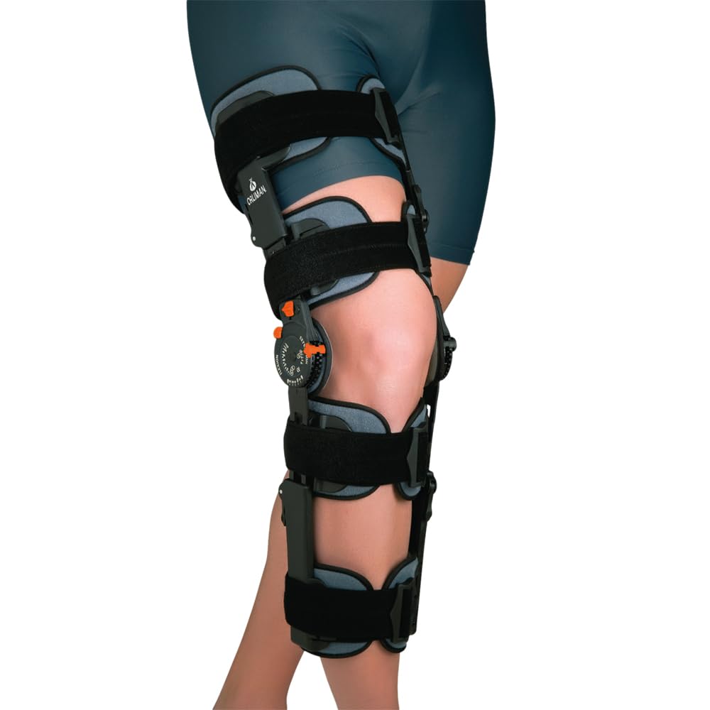 ÓRTESIS DE RODILLA REGULABLE CON BLOQUEO