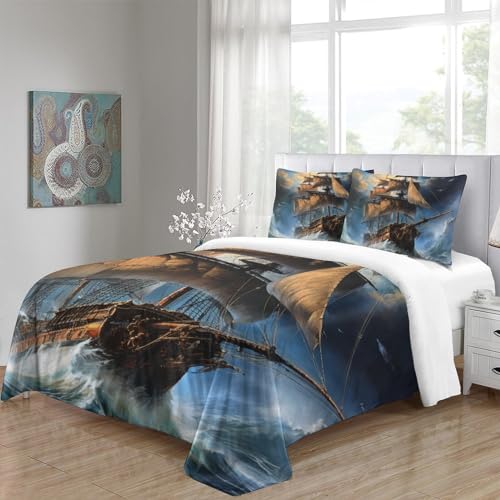 Housse de couette 260x220 chauve-souris microfibre fermeture éclair - 5