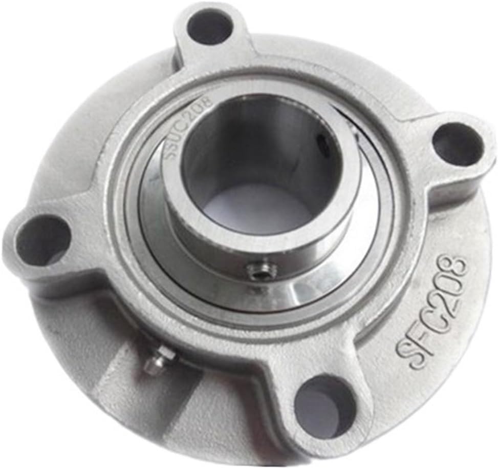 1PC P5 Flange Pillow Block Bearing UCFC204/205/206/207/208/209/210/211/212/213/214/215/218 Mounted Inserts Bearings(UCFC211 ID55mm)
