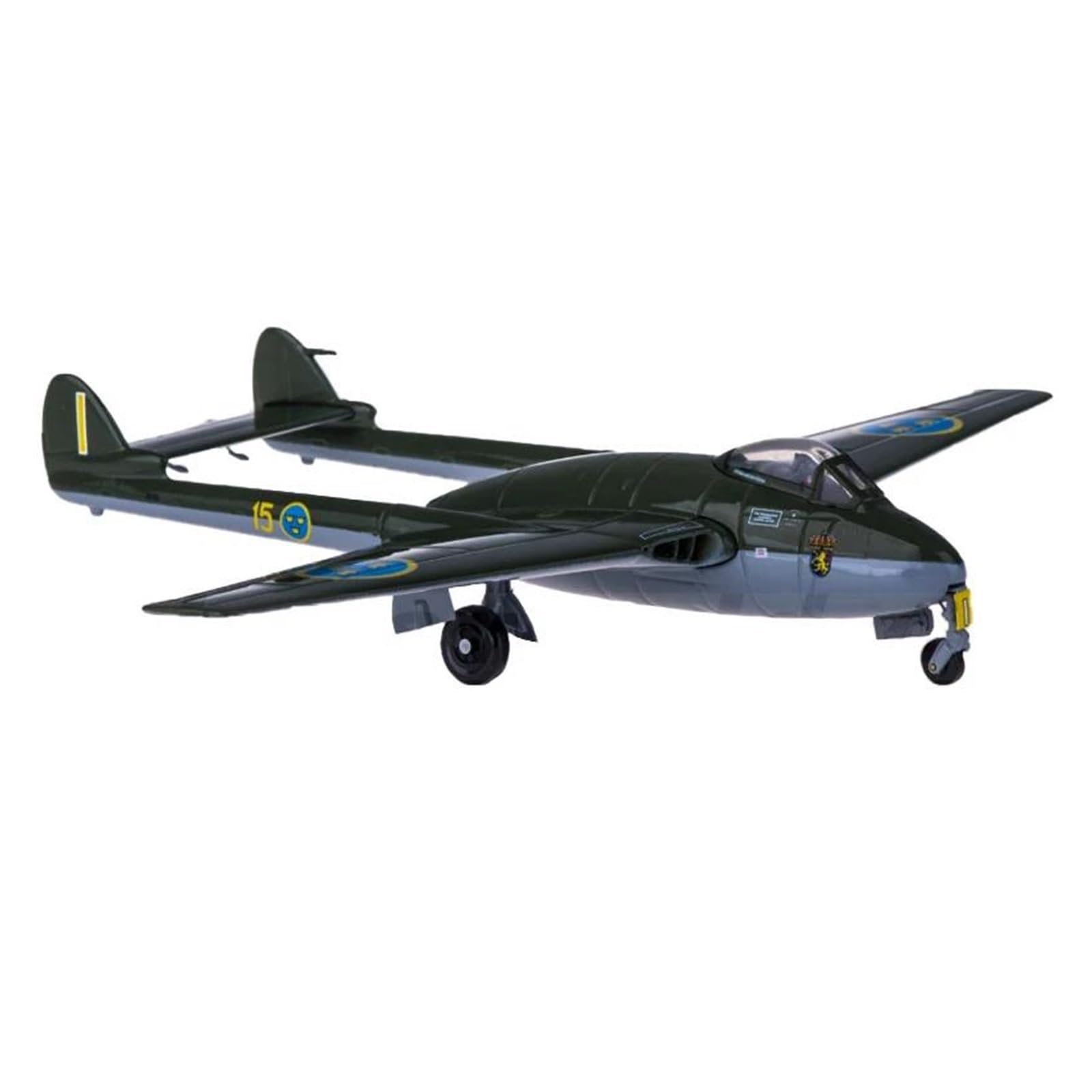 Modelo de avión F-15SG escala 1:72 decoración elegante de aleación para despacho