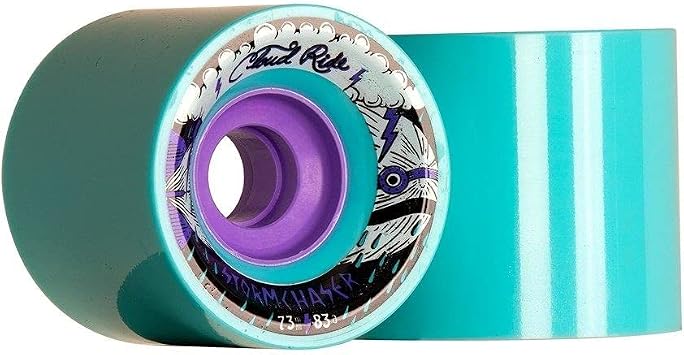 Cloud Ride! Storm Chaser 73 mm 83a Downhill Longboard Racing Wheels, Blue