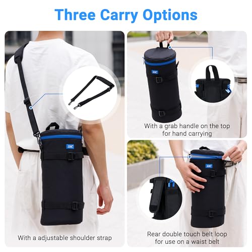 image for JJC Extra Large Thick Camera Lens Case Bag for Canon RF 200-800mm F6.3