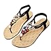 Produktbild OYSOHE Neueste Sandalen Damen Sommer Bohemia Süße Perlen Sandalen Clip Toe Sandalen Strandschuhe