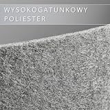 Libaro Zestaw 3 Koszy na Pranie – Składane Filcowe Kosze 80L, 60L i 40L – Antracytowa Szarość, Zmywalne z Uchwytami – Owalne Torby na Pranie do Łazienki i Sypialni