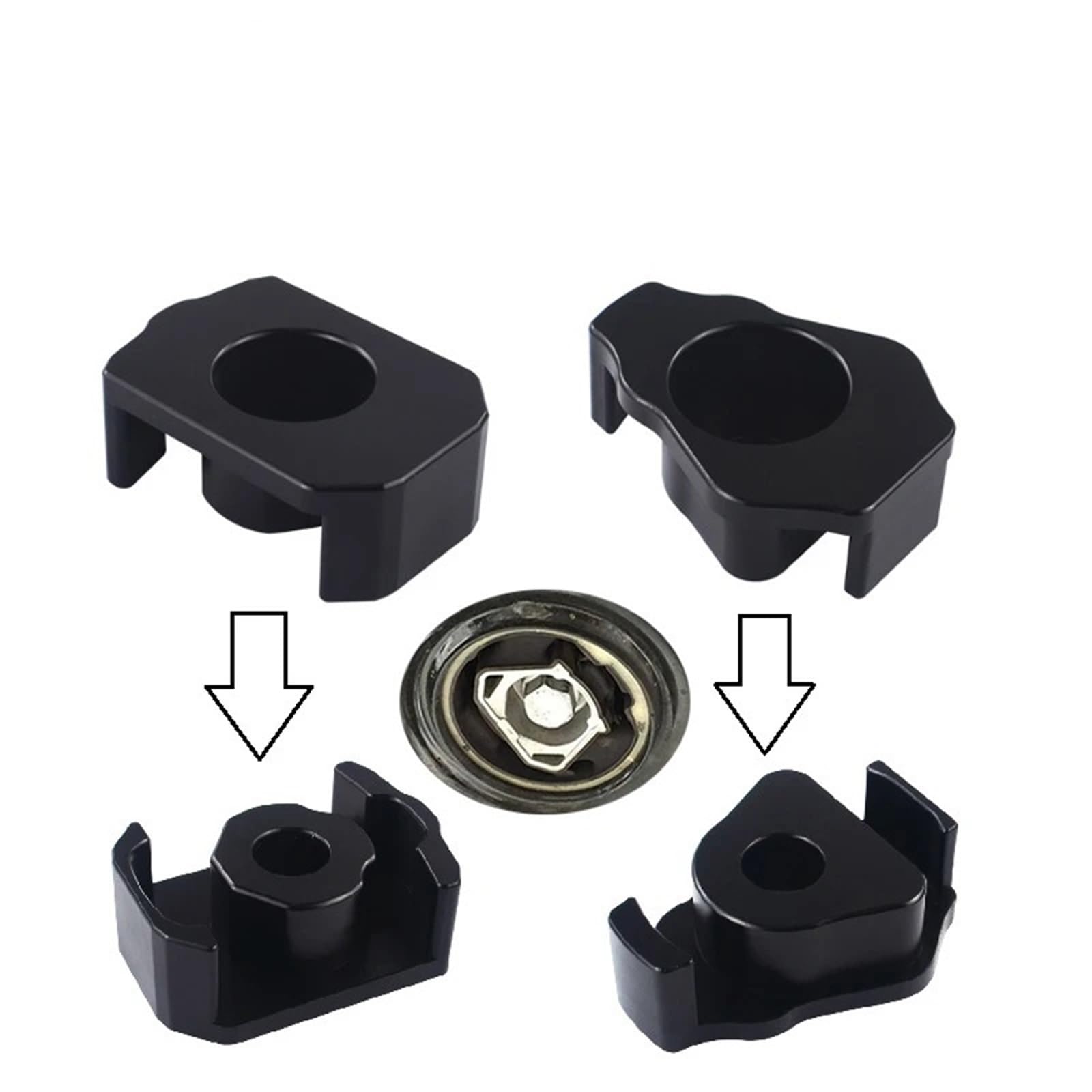 Wspornik silnika Wkładka montażowa MQB Dogbone z aluminium Billet 2Model pasuje do VW Mk7 Golf 8V Audi A3 S3 TT TTS(BMI01)