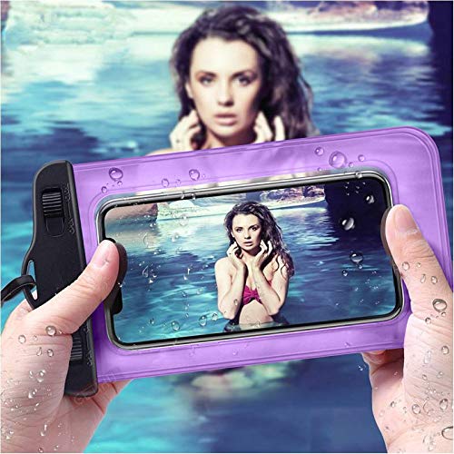 Sovica Custodia Impermeabile Compatibile Con Xiaomi Mi A2 Certificato IPX8 Custodia Acquatica Borsa Impermeabile Impermeabile (Viola) - 7