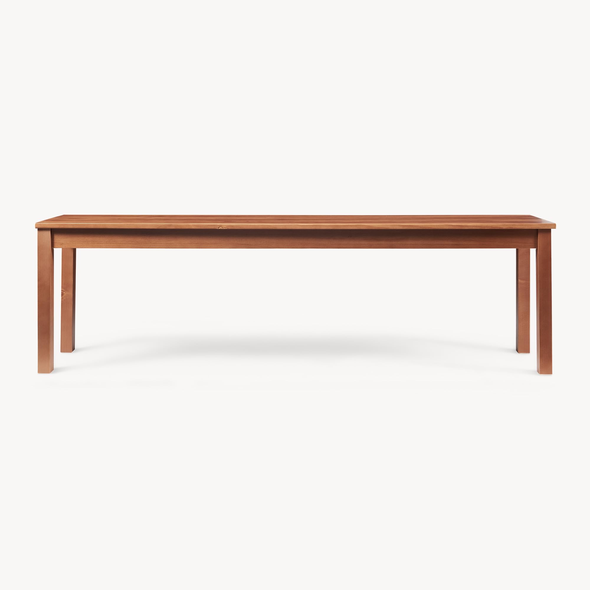 [en.casa] Panca da Pranzo in Legno di Pino per Interni Seduta Sgabello da Tavolo Cucina Ingresso Soggiorno 160 x 35 x 45 cm - Effetto Noce