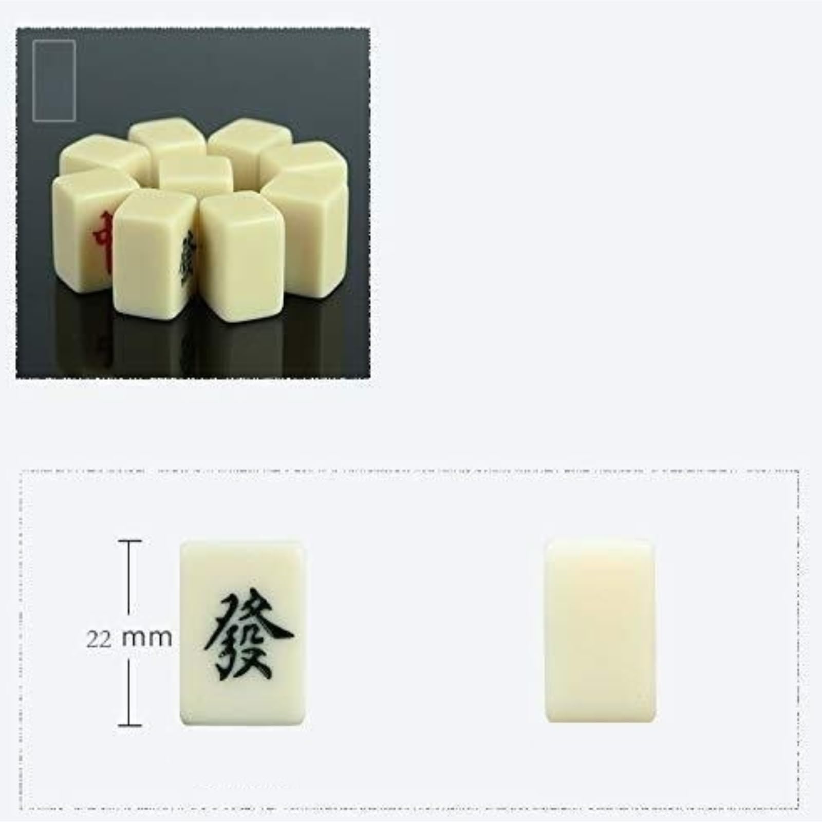 Chinesisches Mahjong 144 Spielsteine, Mahjong-Set, Partyspiel, Traditionelles Spiel Mit Box, for 4 Spieler Ab 8 Jahren Für Familie Reise Spiel