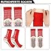 Candcamp 3 Pairs Football Grip Socks for Men,Anti-Slip Football Sports Socks,Grippy Socks Gain the Edge Grip Socks with Rubber Pads,Breathable Soccer Socks for Basketball Hiking Running Candcamp 3 Pairs Football Grip Socks for Men,Anti-Slip Football Sports Socks,Grippy Socks Gain the Edge Grip Socks with Rubber Pads,Breathable Soccer Socks for Basketball Hiking Running