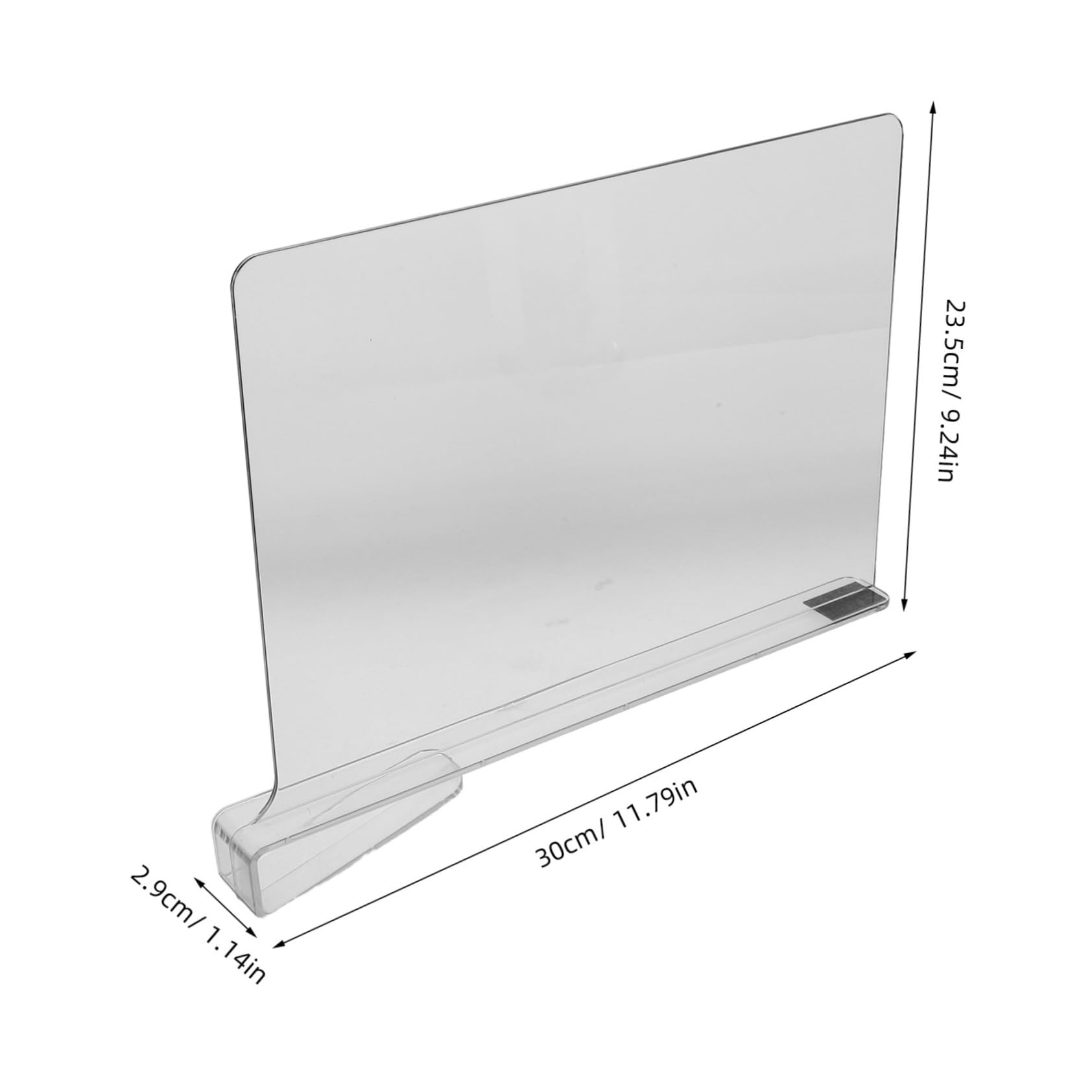 Cabilock 6pcs Clear Acrylic Closet Dividers Adjustable Storage Organizers for Efficient Wardrobe Organization Transparent Panels for Clothes Handbags Shoes and More