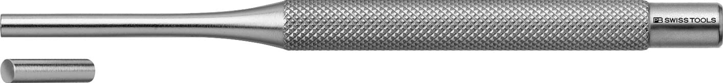 PB Swiss Tools Splintentreiber Set PB 715 | 100% Swiss Made | 11-teiliger gekordelter Splinttreiber Durchschlag Satz für sicheres Aus- oder Durchtreiben von Niete, Stift, Bolzen