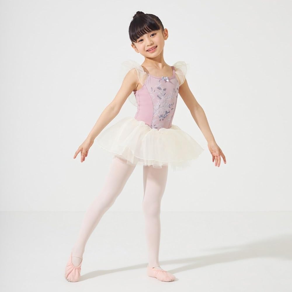 チャコット スカート付きレオタード 130 Amazon.co.jp: [チャコット] スカート付レオタード グレイッシュ