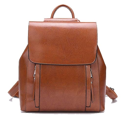 FL FantasyLinen Sac à dos pour femme, sac à bandoulière tendance en cuir véritable, sac de...