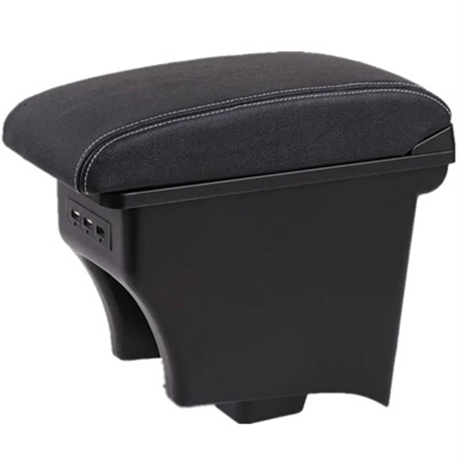 Ysdsls A Black White Line Auto Armrest Box For Polo Car Storage Accessories Usb Retrofit Interior Details