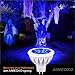 AIMEOKO MR16 LED Bulb Light Bulbs 6 Pack, 5W (50W Halogen Equivalent) GU5.3 Base 12V Spotlight 38 Deg for Landscape Yard Garden Tree Holidays Festivals Indoor Outdoor (Blue)