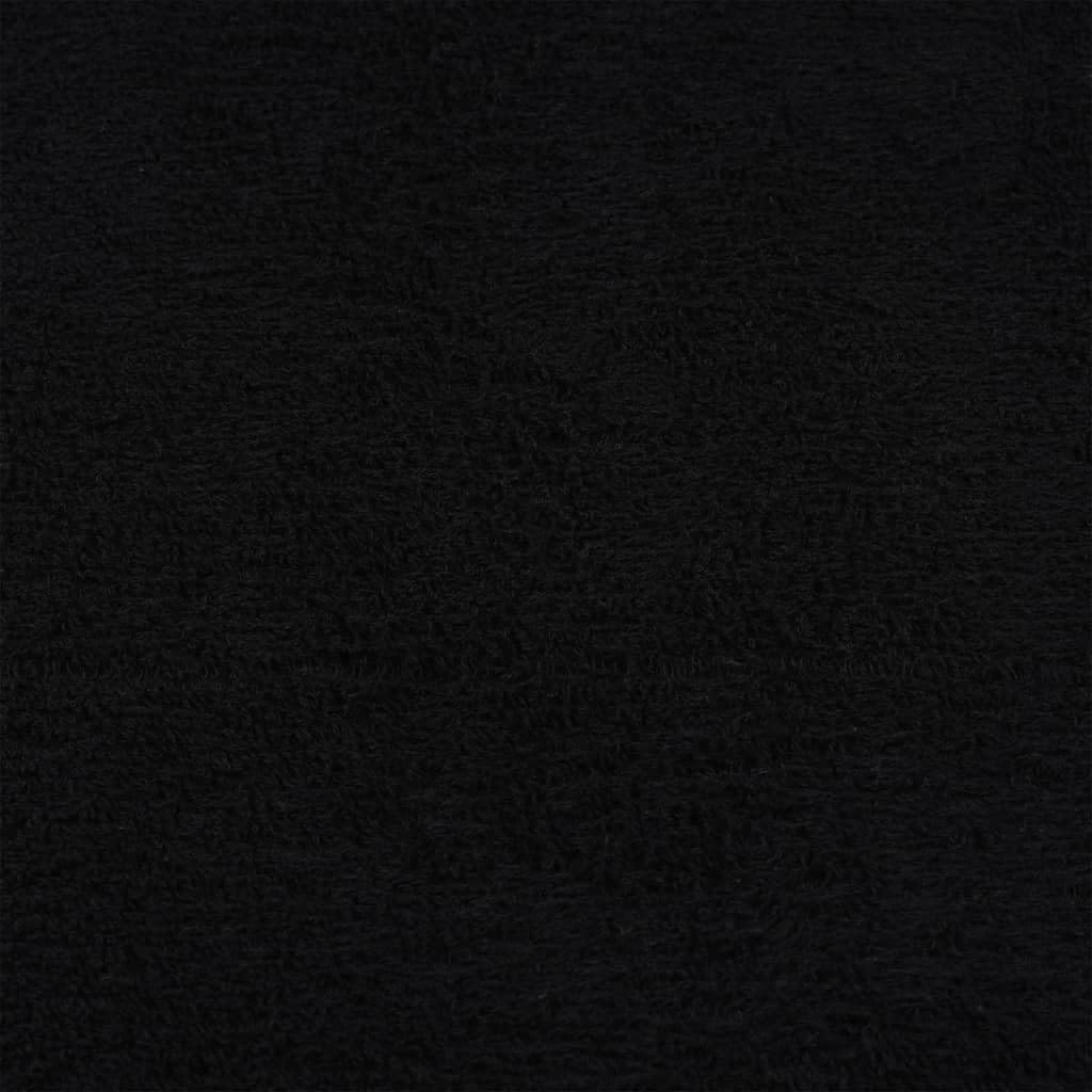 FROGN - Juego de 2 toallas de baño negras de 100 x 150 cm, 360 g/m², accesorios de baño altamente absorbentes